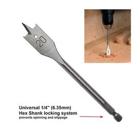 ทิตาเนียมเคลือบ Hex Shank ไม้เจาะ Bit DIN มาตรฐาน 6-40mm