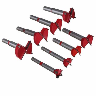 10pcs Forstner Drill Bit Set 15-50 มิลลิเมตร Tungsten Steel การประกอบไม้