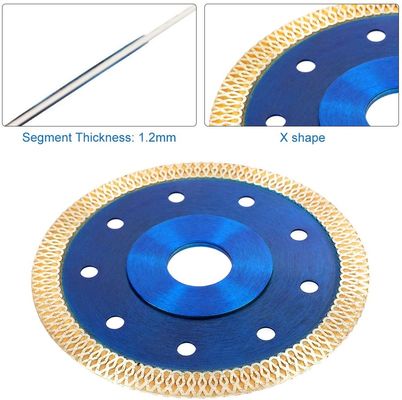 4.5 นิ้ว Diamond Saw Blade สําหรับการตัดโปเซลีน Tile นุ่ม