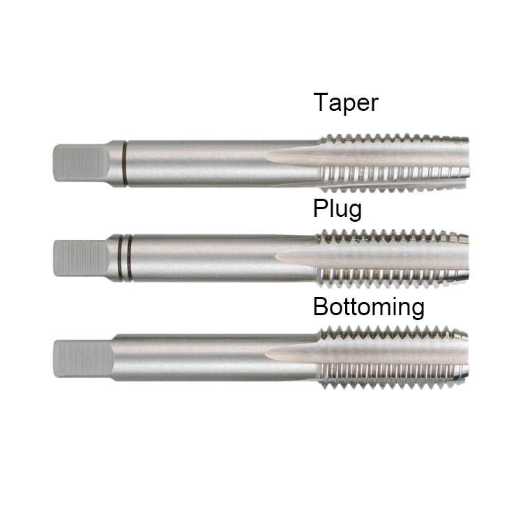 ก๊อกต๊าปเครื่องจักร DIN352 HSS แบบร่องตรง M1-M64 เหล็กกล้าอัลลอย