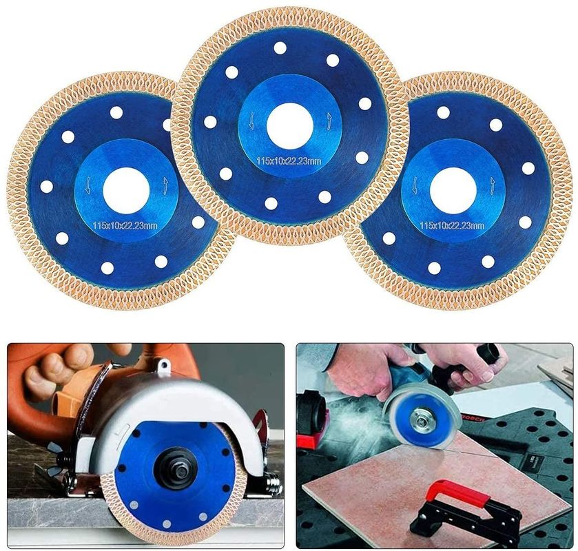 4.5 นิ้ว Diamond Saw Blade สําหรับการตัดโปเซลีน Tile นุ่ม