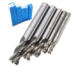 HSS 4 เครื่องบดปลายฟลอต เครื่องบด CNC ที่บดเต็ม