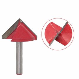 บิต V-Groove Router ที่มีปลายคาร์ไบด์สําหรับอะลูมิเนียมพลาสติกไม้